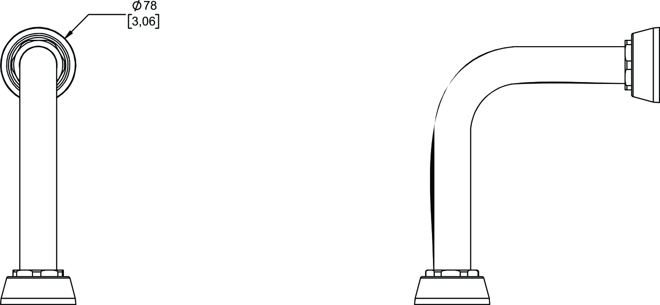 FLUXOMETRO WC PEDAL 38 6L CR 310-38 - Imagen 2