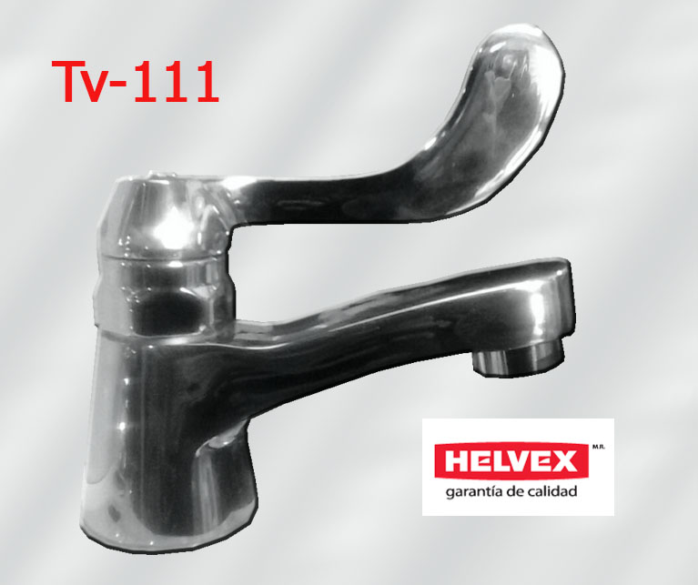 Llave Individual para Lavabo de Agua Fría HELVEX TV-111 (con Aleta)